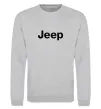 Світшот Jeep напис Сірий меланж фото