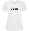Женская футболка Jeep напис Белый фото