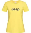 Женская футболка Jeep напис Лимонный фото
