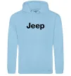 Женская толстовка (худи) Jeep напис Голубой фото
