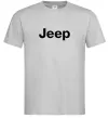 Чоловіча футболка Jeep напис Сірий фото