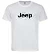 Чоловіча футболка Jeep напис Білий фото