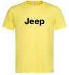Чоловіча футболка Jeep напис Лимонний фото