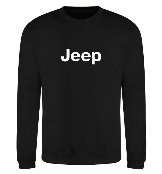 Світшот Jeep напис Чорний фото