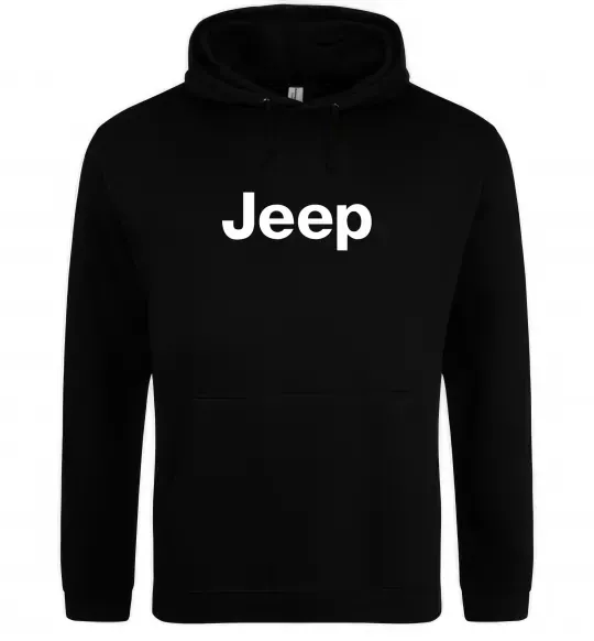 Жіноча толстовка (худі) Jeep напис Чорний фото