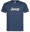 Чоловіча футболка Jeep напис Темно-синій фото