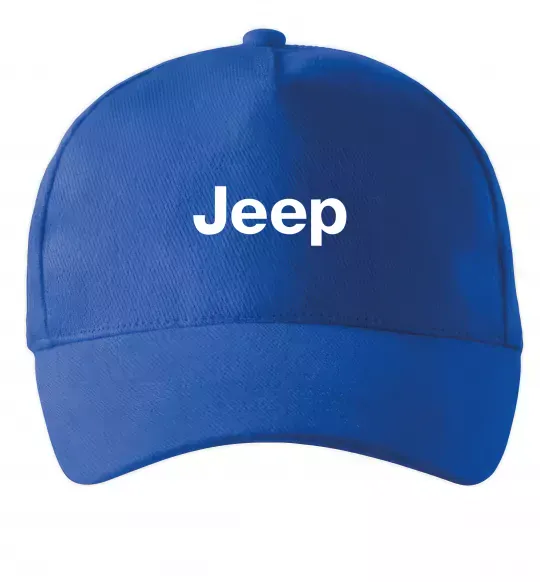 Кепка Jeep напис Ярко-синий фото