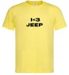 Мужская футболка I <3 Jeep Лимонный фото