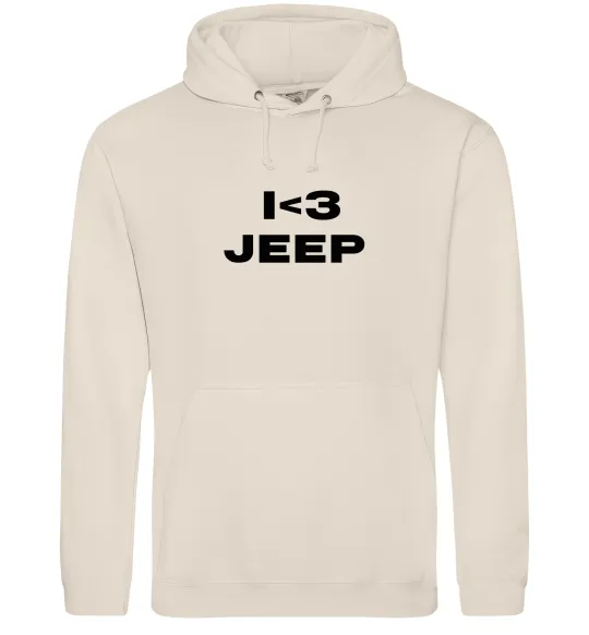 Мужская толстовка (худи) I <3 Jeep Таш фото