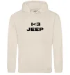Мужская толстовка (худи) I <3 Jeep Таш фото
