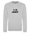Світшот I <3 Jeep Сірий меланж фото