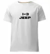 Мужская премиум футболка I <3 Jeep Белый Мужская премиум футболка I <3 Jeep Белый фото