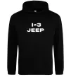 Жіноча толстовка (худі) I <3 Jeep Чорний фото