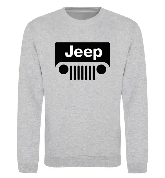 Світшот Jeep машина Сірий меланж фото