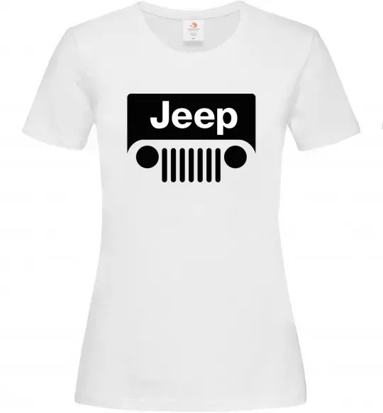 Жіноча футболка Jeep машина Білий фото