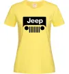 Жіноча футболка Jeep машина Лимонний фото