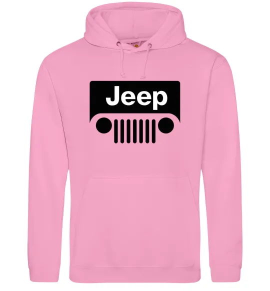 Жіноча толстовка (худі) Jeep машина Рожевий фото