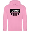 Жіноча толстовка (худі) Jeep машина Рожевий фото