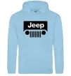 Жіноча толстовка (худі) Jeep машина Блакитний фото