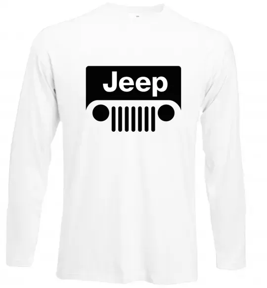 Лонгслів Jeep машина Білий фото