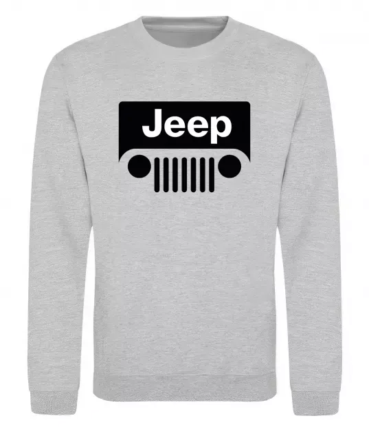 Світшот Jeep машина Сірий меланж фото