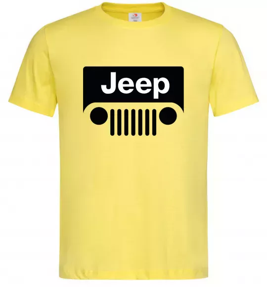 Мужская футболка Jeep машина Лимонный фото