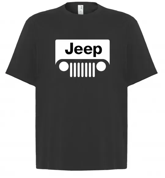 Футболка Оверсайз Jeep машина Чорний фото