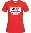Жіноча футболка Jeep машина Червоний фото