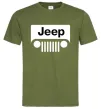 Мужская футболка Jeep машина Оливковый Мужская футболка Jeep машина Оливковый фото