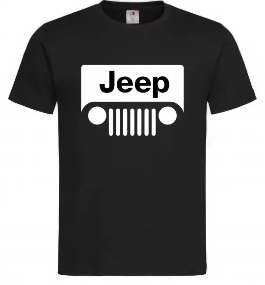 Мужская футболка Jeep машина Черный фото
