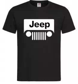 Мужская футболка Jeep машина Черный фото