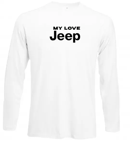 Лонгслів My love Jeep Білий фото