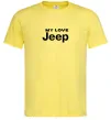Мужская футболка My love Jeep Лимонный Мужская футболка My love Jeep Лимонный фото