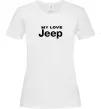 Женская футболка My love Jeep Белый фото