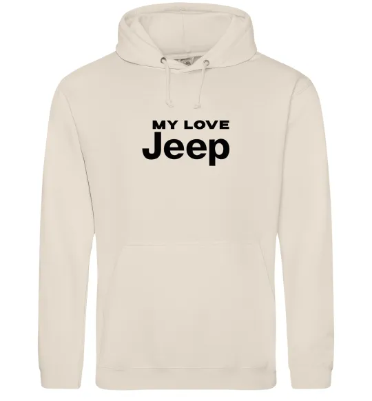 Мужская толстовка (худи) My love Jeep Таш фото