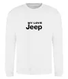 Світшот My love Jeep Білий фото