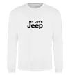 Світшот My love Jeep Білий фото