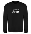 Світшот My love Jeep Чорний фото