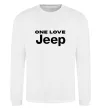 Свитшот Jeep one love Белый фото