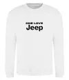Свитшот Jeep one love Белый фото