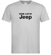 Мужская футболка Jeep one love Серый Мужская футболка Jeep one love Серый фото