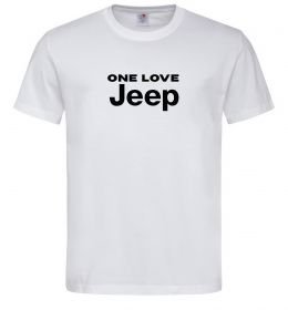 Мужская футболка Jeep one love Мужская футболка Jeep one love