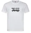Мужская футболка Jeep one love Белый Мужская футболка Jeep one love Белый фото