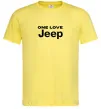 Мужская футболка Jeep one love Лимонный Мужская футболка Jeep one love Лимонный фото