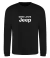 Свитшот Jeep one love Черный фото