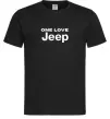 Мужская футболка Jeep one love Черный Мужская футболка Jeep one love Черный фото