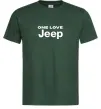 Мужская футболка Jeep one love Темно-зеленый Мужская футболка Jeep one love Темно-зеленый фото