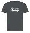 Мужская футболка Jeep one love Графит Мужская футболка Jeep one love Графит фото