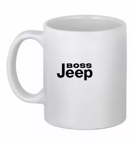Чашка керамическая Boss Jeep Белый фото