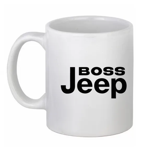 Чашка керамическая Boss Jeep Белый фото